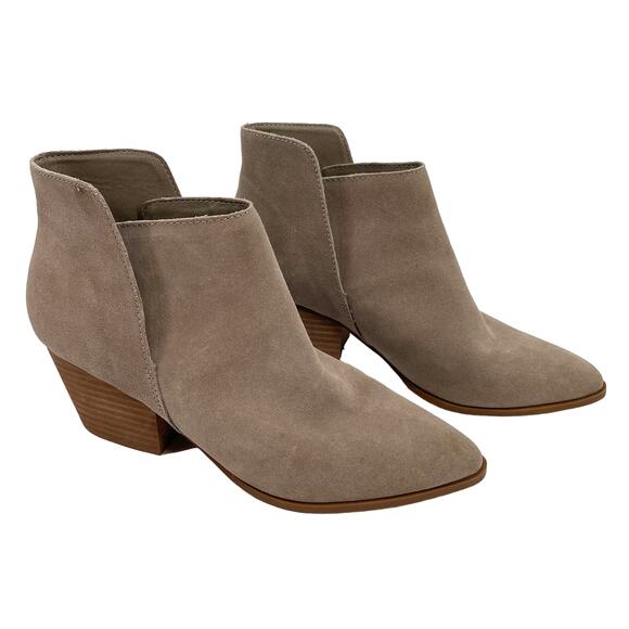 Dolce Vita Daine Bootie in Sage Size 11 Taupe Tan Grey Suede Ankle Boot Classic - Picture 5 of 13